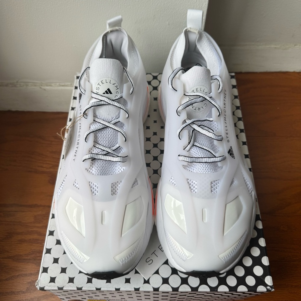 Stella McCartney x adidas Men’s SolarGlide 'White Signal Orange'